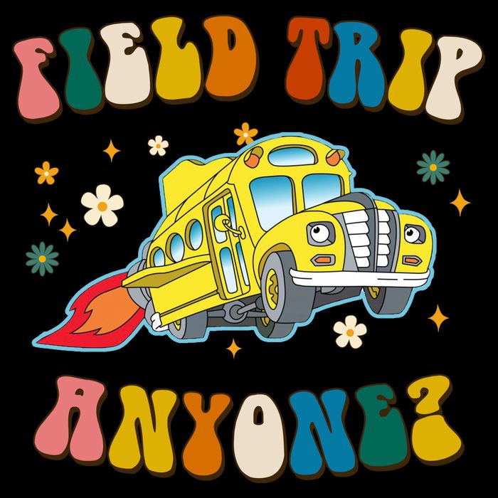 Field Trip Anyone Magic School Bus Retro Teacher 16 in Basic Backpack