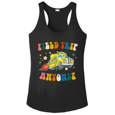 Field Trip Anyone Magic School Bus Retro Teacher Ladies PosiCharge Competitor Racerback Tank