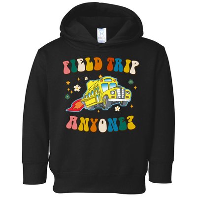 Field Trip Anyone Magic School Bus Retro Teacher Toddler Hoodie