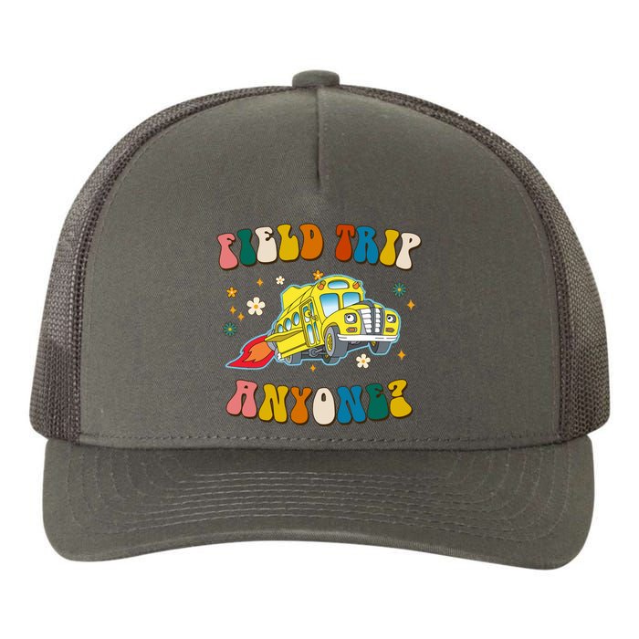 Field Trip Anyone Magic School Bus Retro Teacher Yupoong Adult 5-Panel Trucker Hat