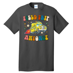 Field Trip Anyone Magic School Bus Retro Teacher Tall T-Shirt