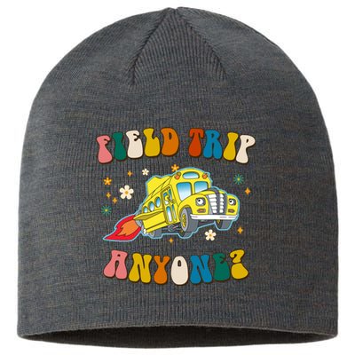 Field Trip Anyone Magic School Bus Retro Teacher Sustainable Beanie