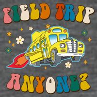 Field Trip Anyone Magic School Bus Retro Teacher Baby Bodysuit