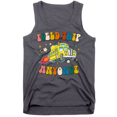 Field Trip Anyone Magic School Bus Retro Teacher Tank Top