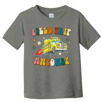 Field Trip Anyone Magic School Bus Retro Teacher Toddler T-Shirt
