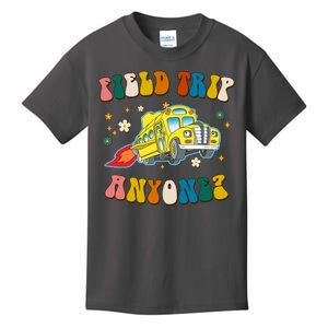 Field Trip Anyone Magic School Bus Retro Teacher Kids T-Shirt