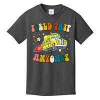 Field Trip Anyone Magic School Bus Retro Teacher Kids T-Shirt