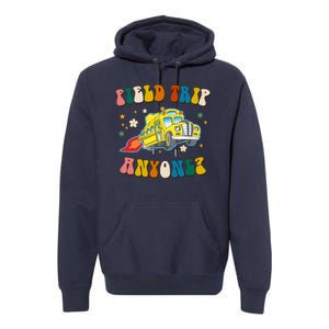 Field Trip Anyone Magic School Bus Retro Teacher Premium Hoodie