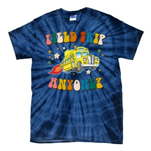 Field Trip Anyone Magic School Bus Retro Teacher Tie-Dye T-Shirt