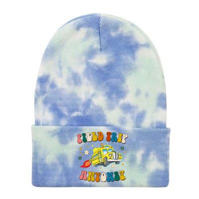 Field Trip Anyone Magic School Bus Retro Teacher Tie Dye 12in Knit Beanie