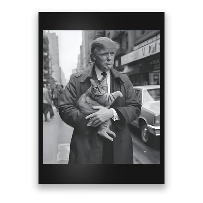 Funny Trump And Cat Funny Political Poster