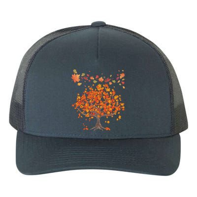 Forest Trees Autumn Leaves Nature Fall Great Gift Yupoong Adult 5-Panel Trucker Hat