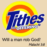 Funny Tithes And Offering Will A Man Rob God Zip Tote Bag