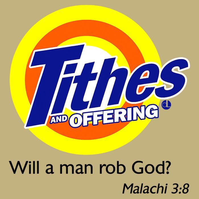 Funny Tithes And Offering Will A Man Rob God Cooling Performance Crew T-Shirt