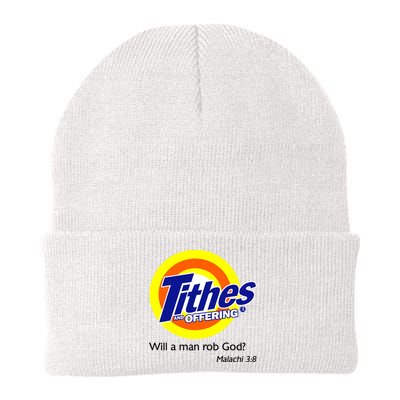 Funny Tithes And Offering Will A Man Rob God Beanie