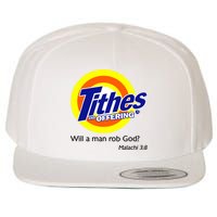 Funny Tithes And Offering Will A Man Rob God Wool Snapback Cap