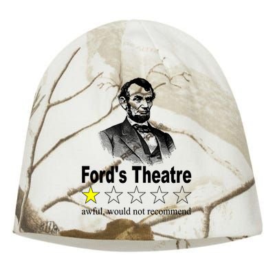 Ford's Theatre Awful Would Not Recommend Review Kati - Camo Knit Beanie