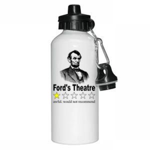 Ford's Theatre Awful Would Not Recommend Review Aluminum Water Bottle