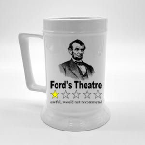 Ford's Theatre Awful Would Not Recommend Review Beer Stein