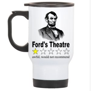 Ford's Theatre Awful Would Not Recommend Review Stainless Steel Travel Mug