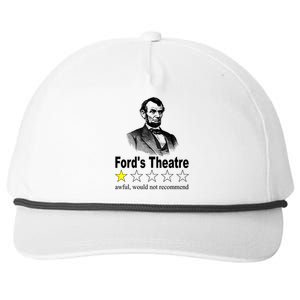 Ford's Theatre Awful Would Not Recommend Review Snapback Five-Panel Rope Hat