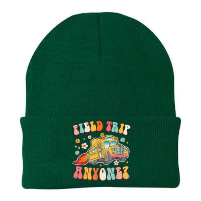 Field Trip Anyone Groovy School Bus Driver Knit Cap Winter Beanie