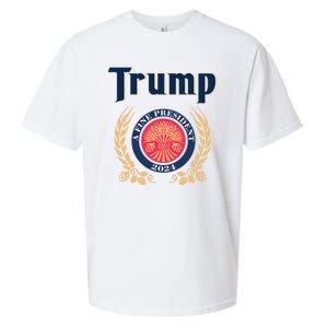 Funny Trump A Fine President 2024 Gift Sueded Cloud Jersey T-Shirt