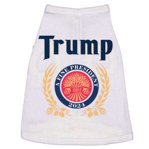 Funny Trump A Fine President 2024 Gift Doggie Tank