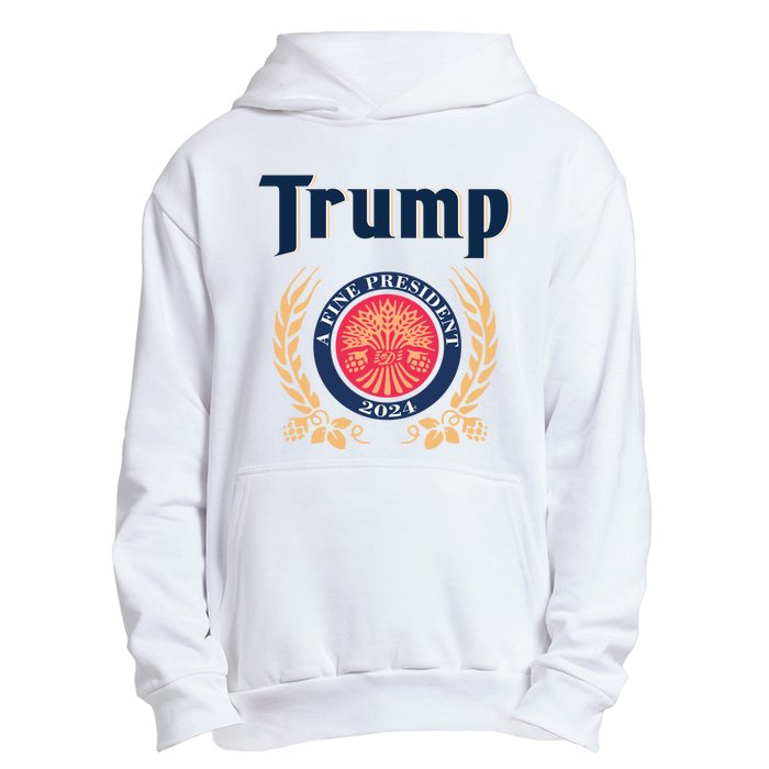 Funny Trump A Fine President 2024 Gift Urban Pullover Hoodie