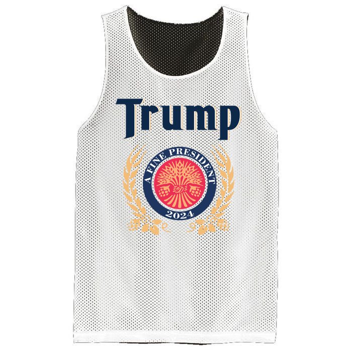 Funny Trump A Fine President 2024 Gift Mesh Reversible Basketball Jersey Tank