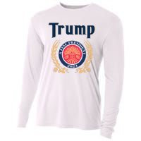 Funny Trump A Fine President 2024 Gift Cooling Performance Long Sleeve Crew