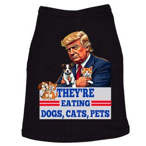 Funny They Are Eating The Dogs The Cats The Pets 2024 Doggie Tank