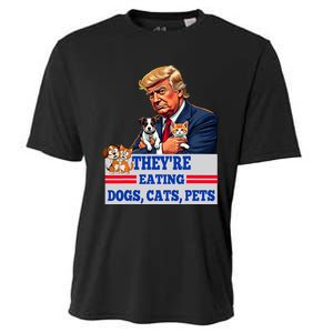 Funny They Are Eating The Dogs The Cats The Pets 2024 Cooling Performance Crew T-Shirt