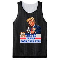 Funny They Are Eating The Dogs The Cats The Pets 2024 Mesh Reversible Basketball Jersey Tank