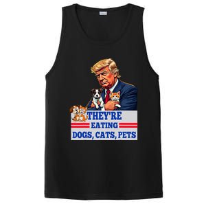 Funny They Are Eating The Dogs The Cats The Pets 2024 PosiCharge Competitor Tank