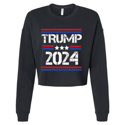 Funny Trump Arrest This Donald Trump Middle Finger President Cropped Pullover Crew
