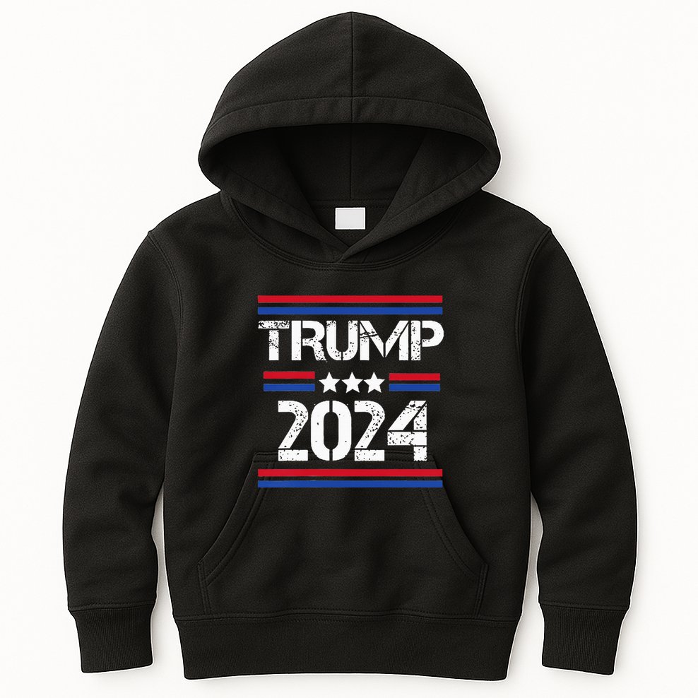 Funny Trump Arrest This Donald Trump Middle Finger President Kids Hoodie