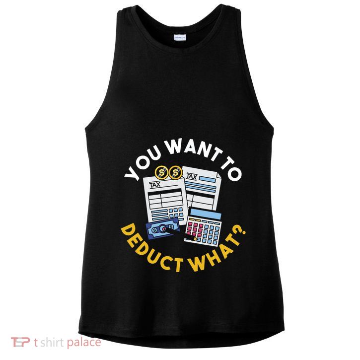 Funny Taxation Accountant Cpa Gift Tax Ladies PosiCharge Tri-Blend Wicking Tank