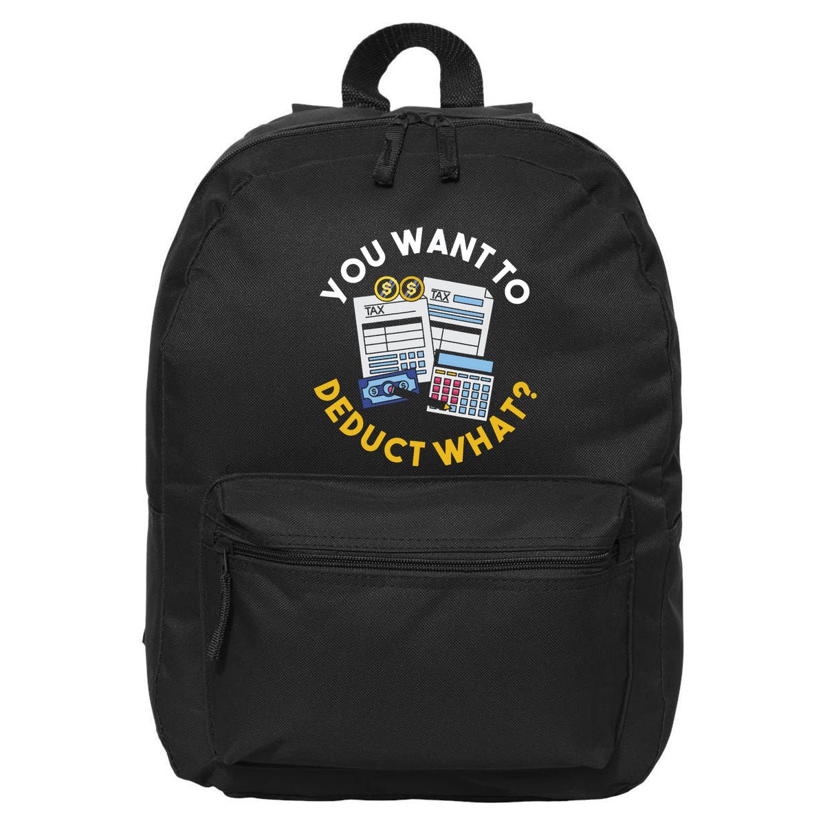 Funny Taxation Accountant Cpa Gift Tax 16 in Basic Backpack