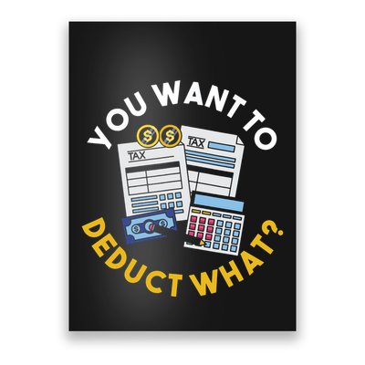 Funny Taxation Accountant Cpa Gift Tax Poster