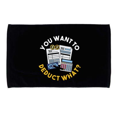 Funny Taxation Accountant Cpa Gift Tax Microfiber Hand Towel