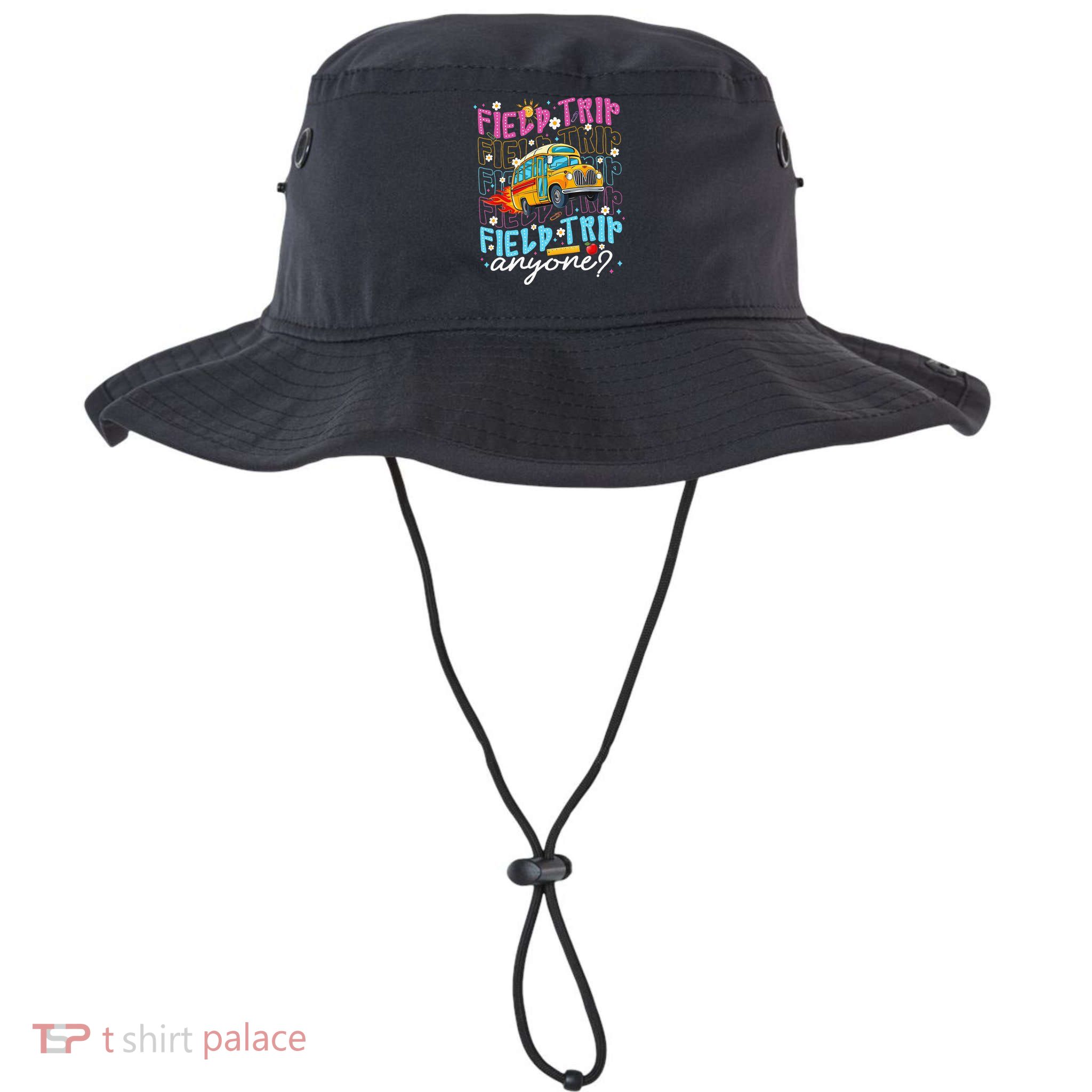 Field Trip Anyone School Bus Field Day Teacher Student Bucket Hat