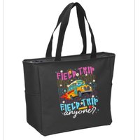 Field Trip Anyone School Bus Field Day Teacher Student Zip Tote Bag