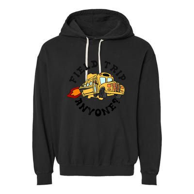 Field Trip Anyone Magic School Bus Seatbelts Everyone Garment-Dyed Fleece Hoodie