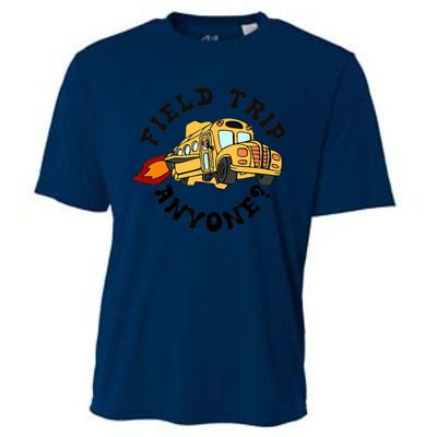 Field Trip Anyone Magic School Bus Seatbelts Everyone Cooling Performance Crew T-Shirt