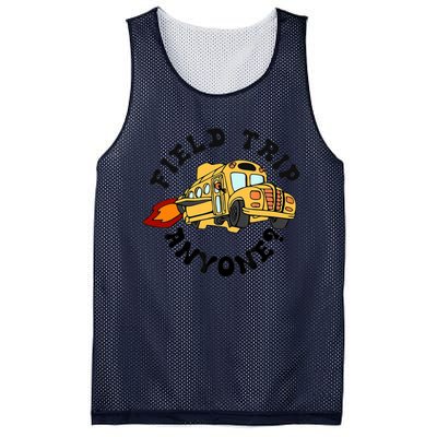 Field Trip Anyone Magic School Bus Seatbelts Everyone Mesh Reversible Basketball Jersey Tank