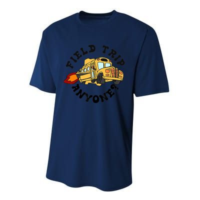 Field Trip Anyone Magic School Bus Seatbelts Everyone Performance Sprint T-Shirt