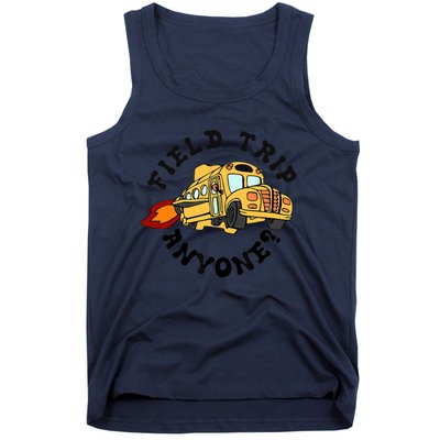 Field Trip Anyone Magic School Bus Seatbelts Everyone Tank Top