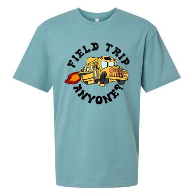 Field Trip Anyone Magic School Bus Seatbelts Everyone Sueded Cloud Jersey T-Shirt