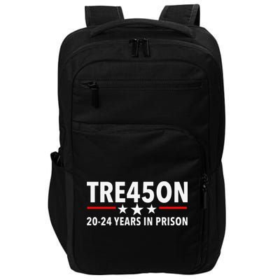 Funny Tre45on Anti Trump Treason 45 Impact Tech Backpack